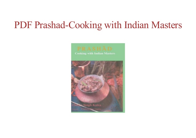 Prashad cooking with indian masters pdf download